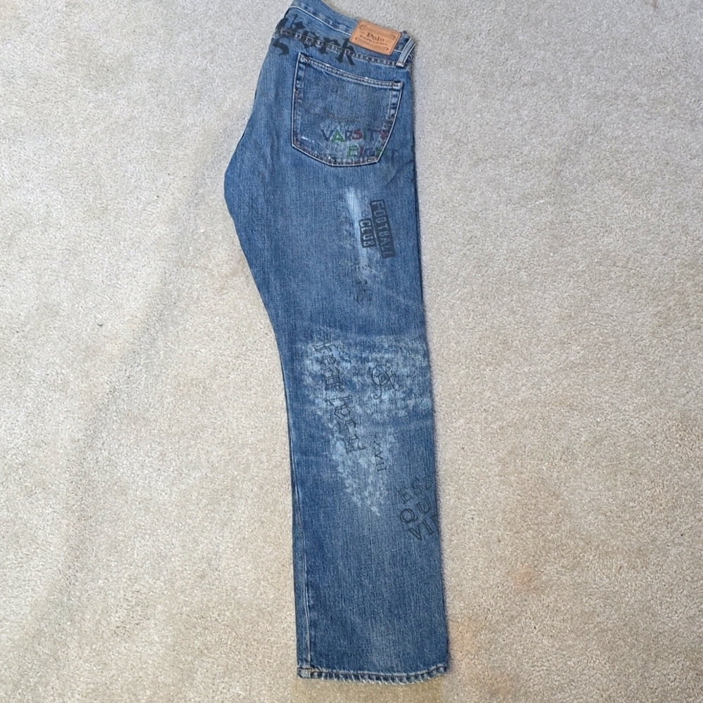 Mens polo / Ralph Lauren denim jeans
